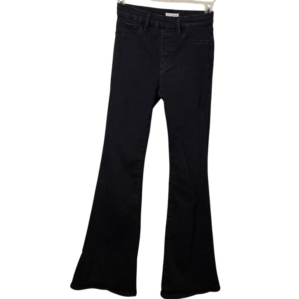 Good American pull on Flare jeans sz M stretch